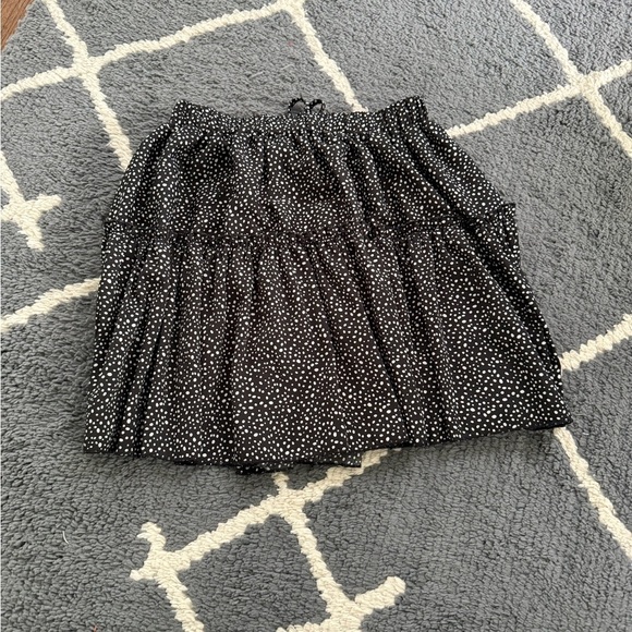 SHEIN Confetti Print Frill Trim Skirt - Picture 4 of 5